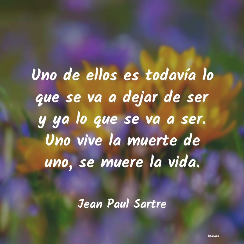 frases de Jean Paul Sartre