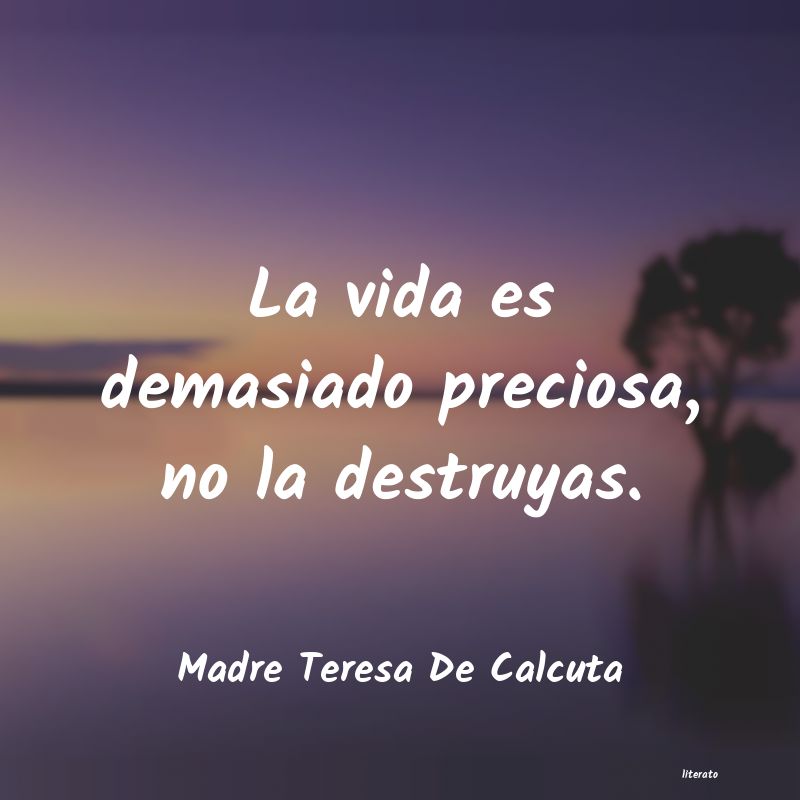 Frases de Madre Teresa De Calcuta