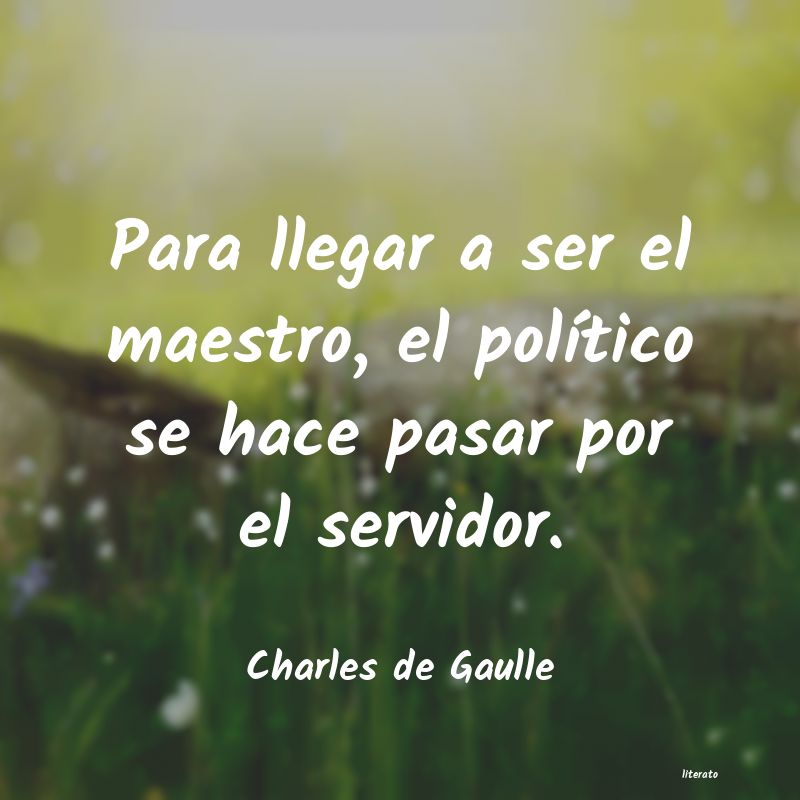 frases de Charles de Gaulle