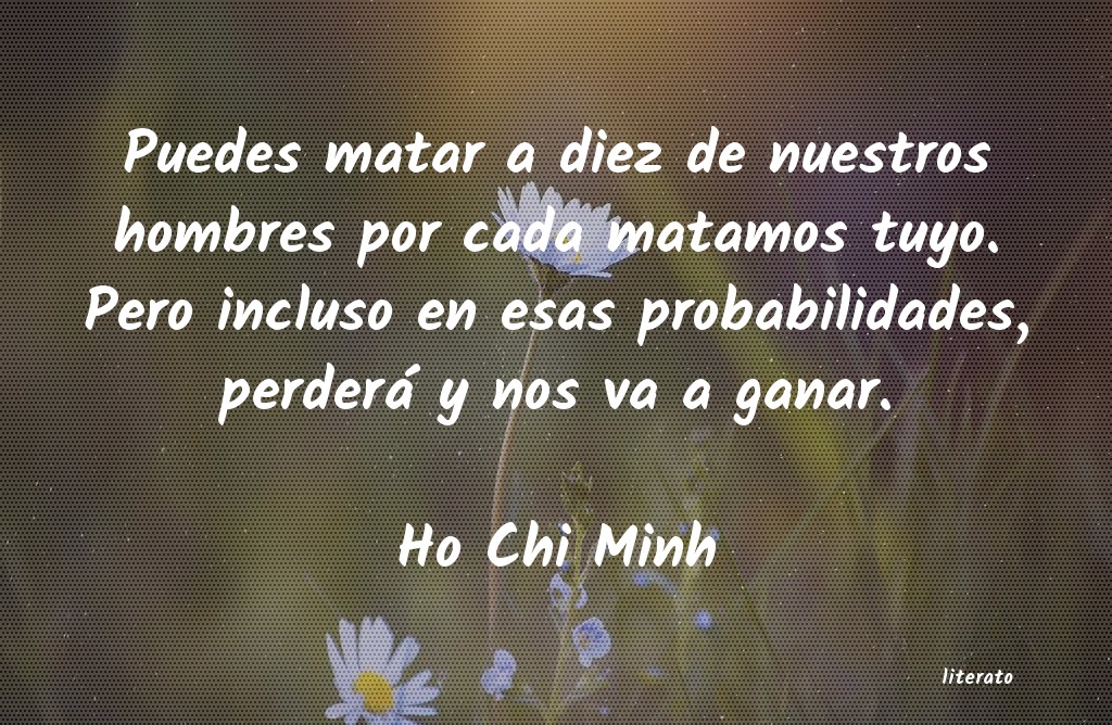 Frases de Ho Chi Minh