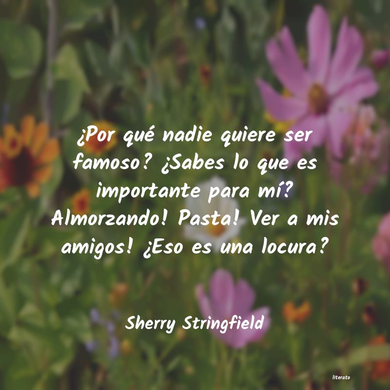 Frases de Sherry Stringfield