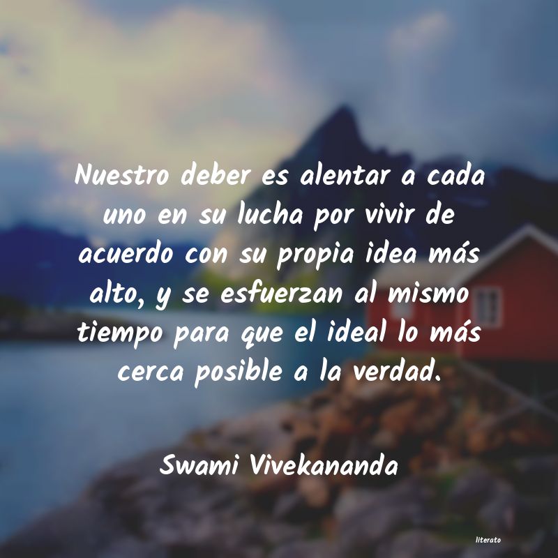 Frases de Swami Vivekananda