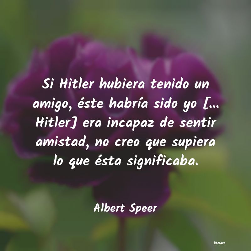 frases de Albert Speer