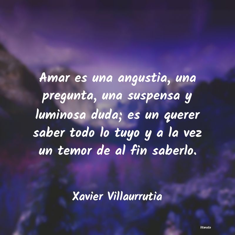frases de Xavier Villaurrutia
