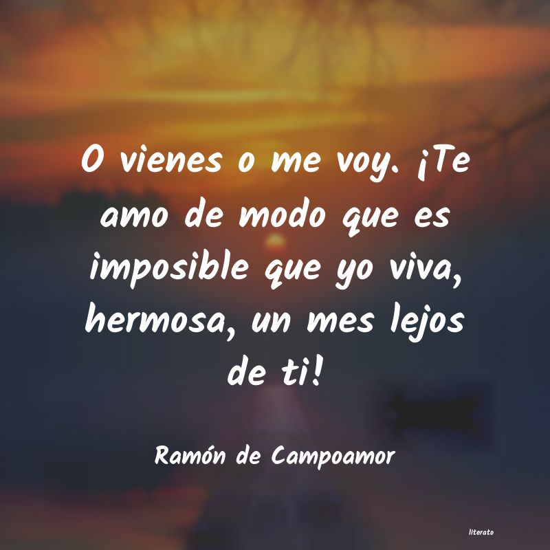 frases de Ramón de Campoamor