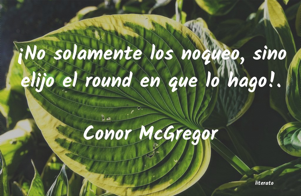 frases de Conor McGregor