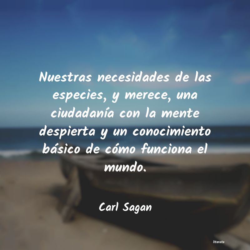 Frases de Carl Sagan