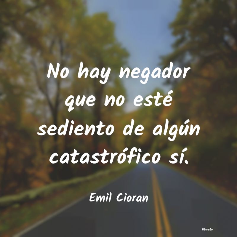 frases de Emil Cioran