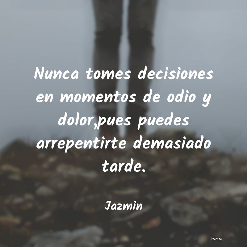 frases de Jazmin