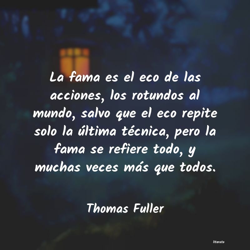 Frases de Thomas Fuller