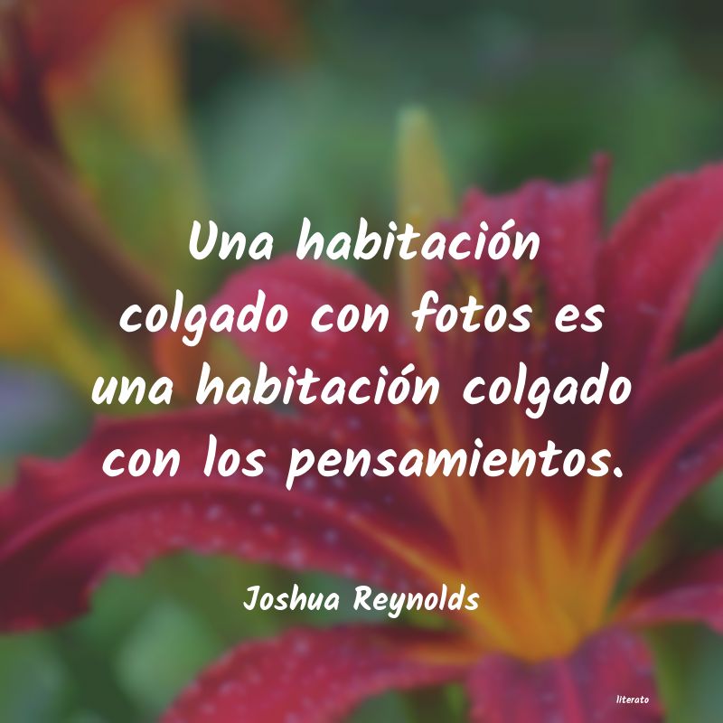 frases de Joshua Reynolds