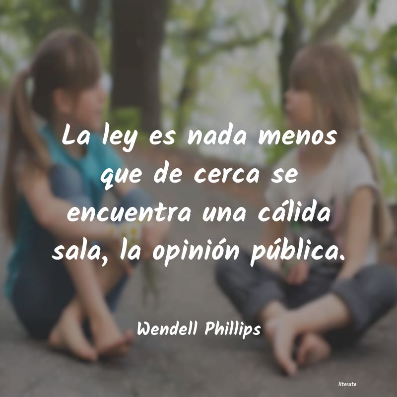 frases de Wendell Phillips