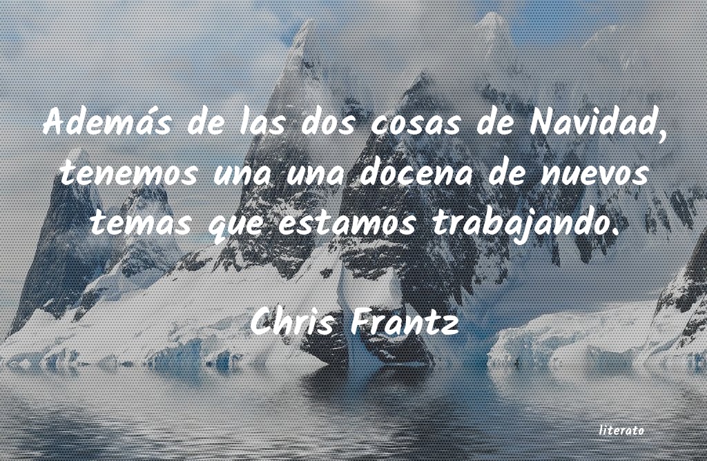 frases de Chris Frantz