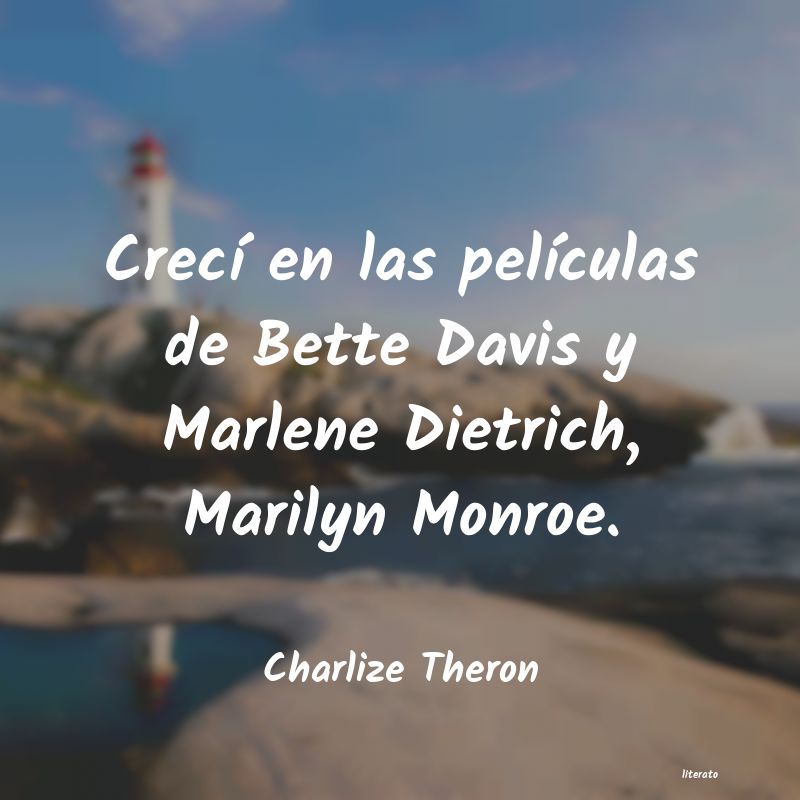 Frases de Charlize Theron