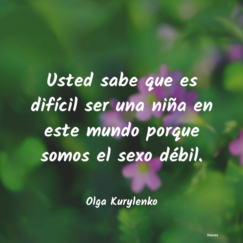 frases de Olga Kurylenko