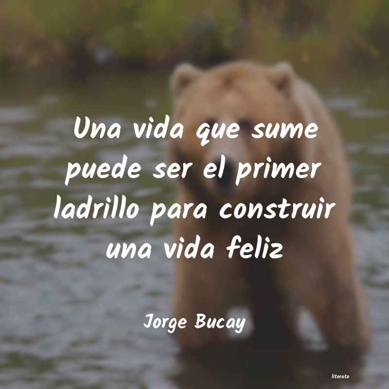 Frases de Jorge Bucay