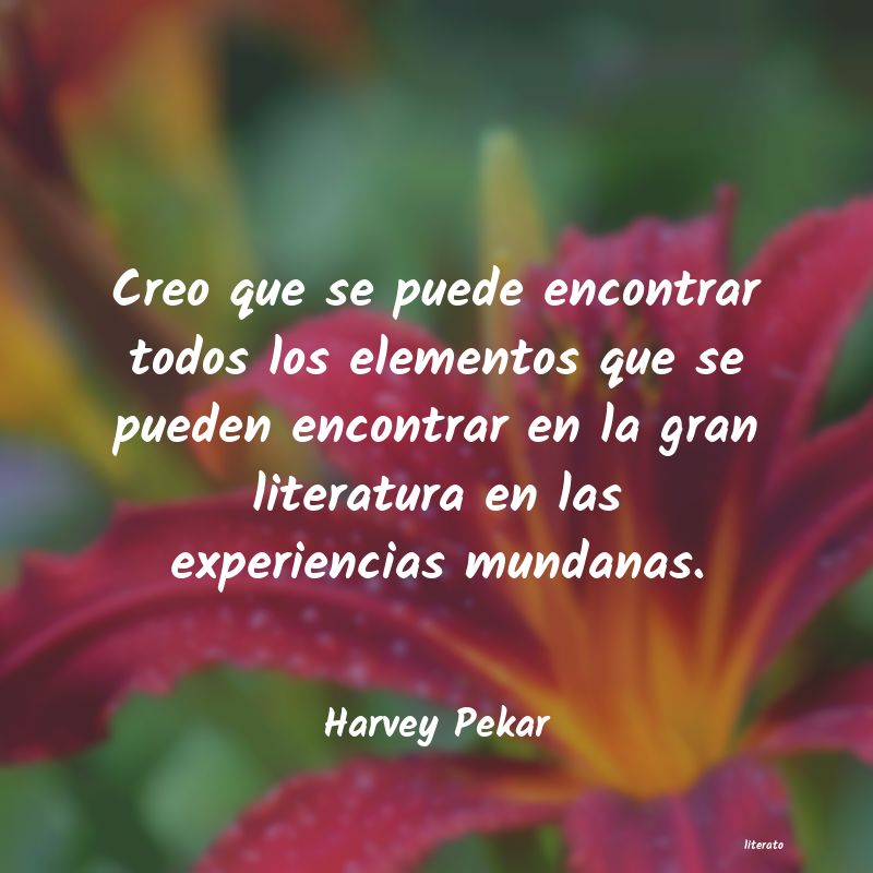 Frases de Harvey Pekar