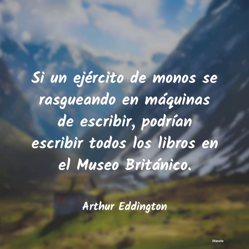 frases de Arthur Eddington