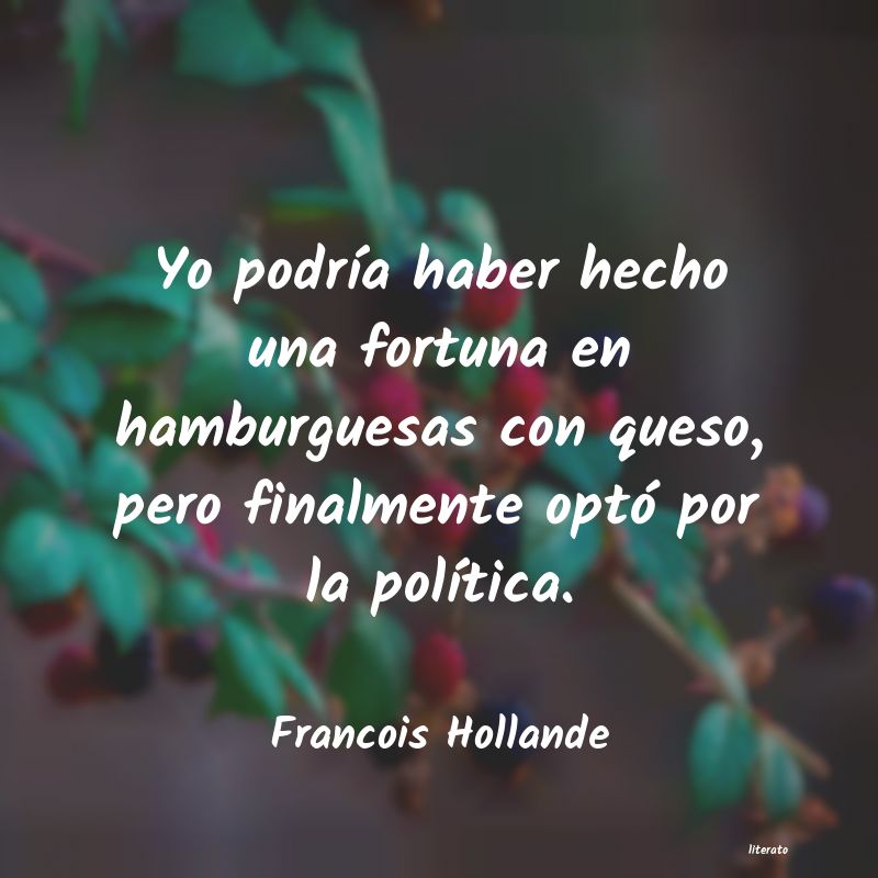 frases de Francois Hollande