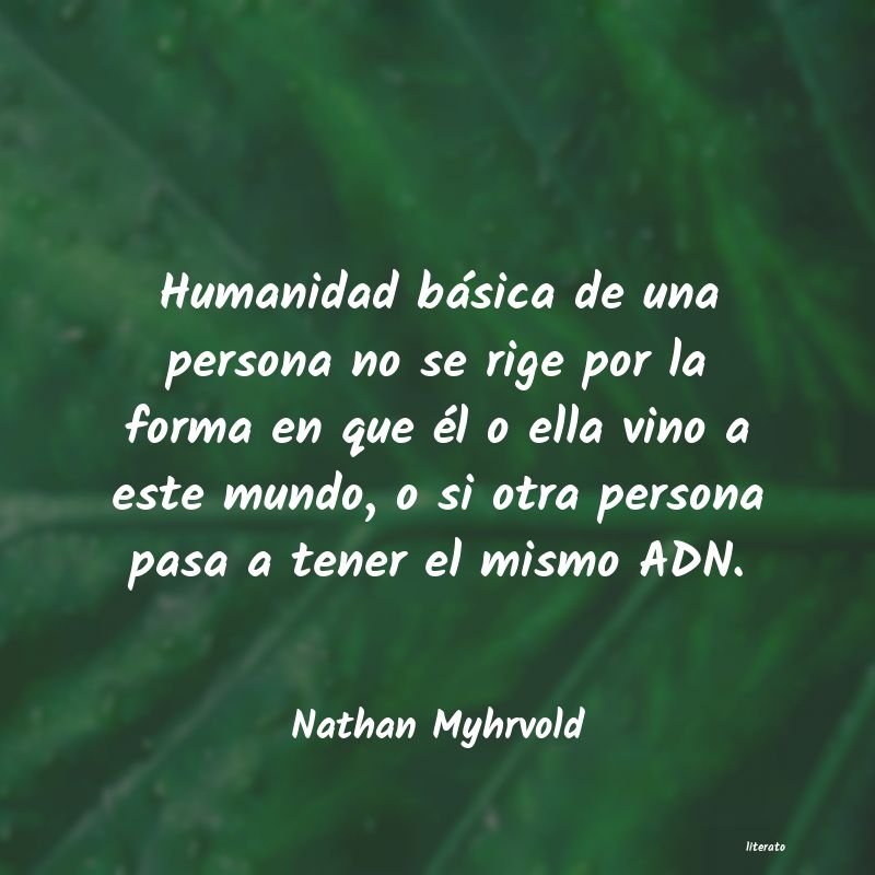 Frases de Nathan Myhrvold