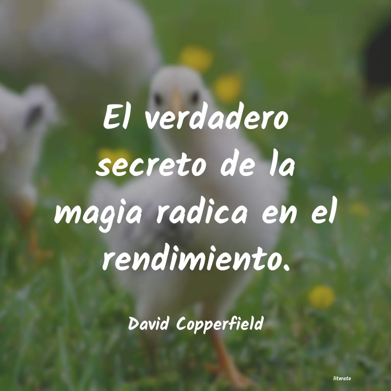 Frases de David Copperfield