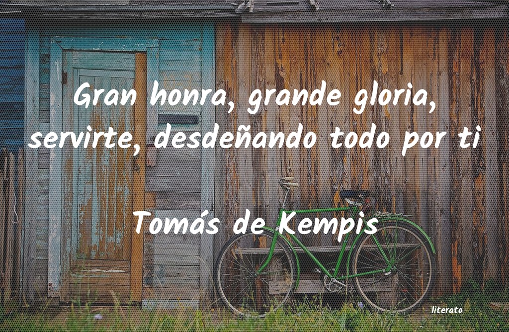 Frases de Tomás de Kempis