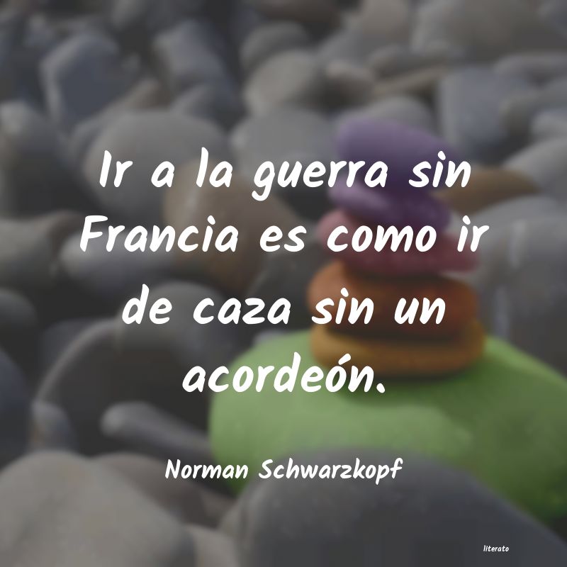 Frases de Norman Schwarzkopf