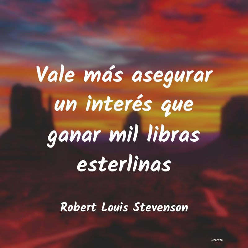 frases de Robert Louis Stevenson