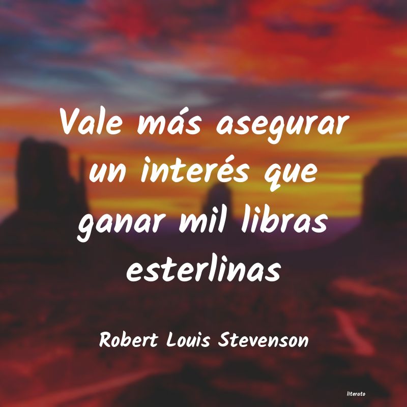 Frases de Robert Louis Stevenson