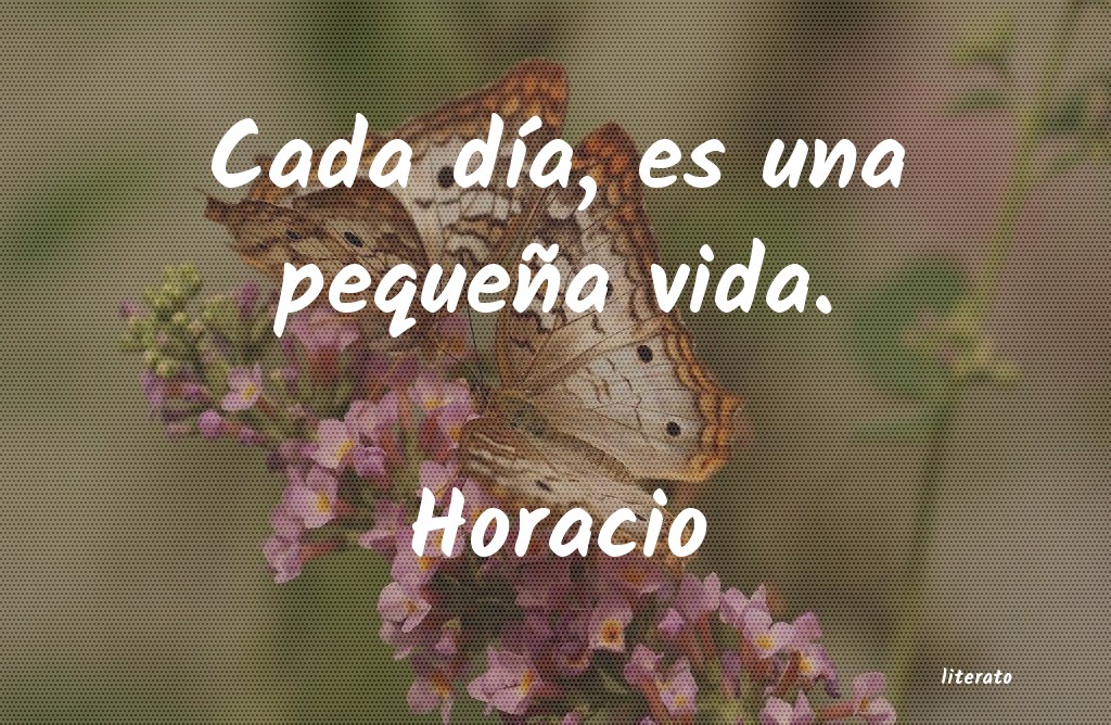 Frases de Horacio