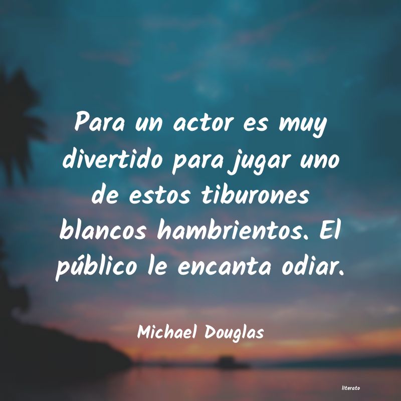 frases de Michael Douglas