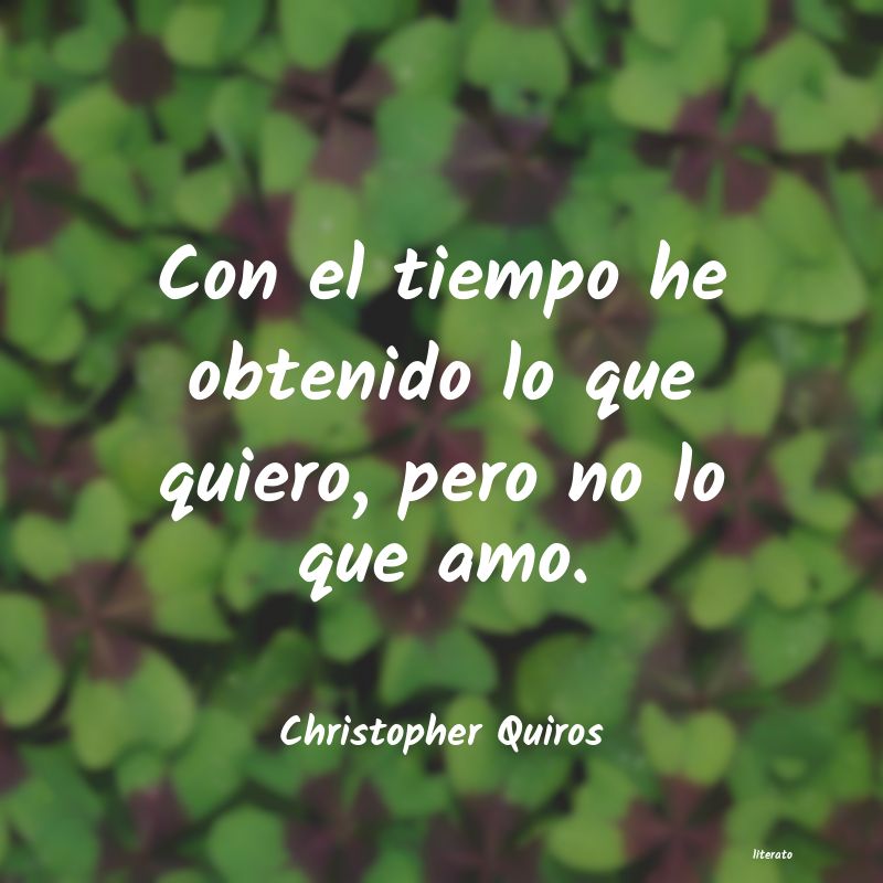 frases de Christopher Quiros