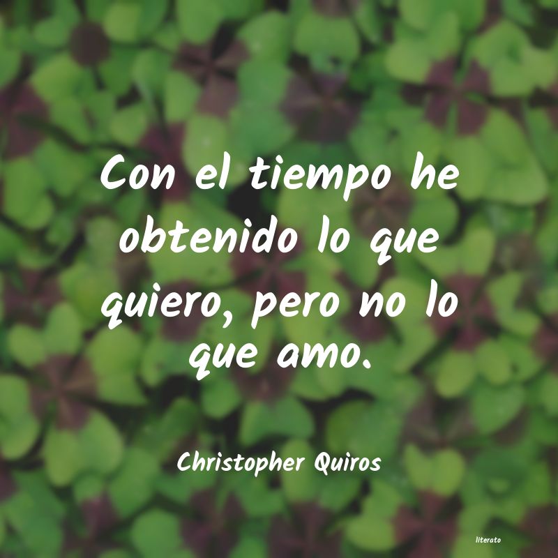 Frases de Christopher Quiros