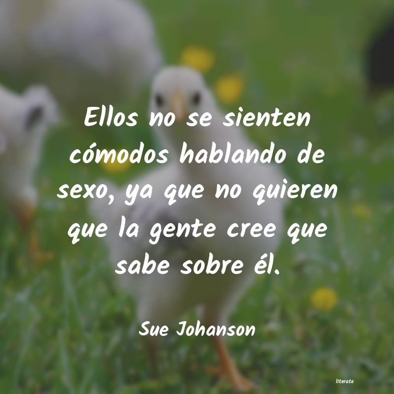 Frases de Sue Johanson