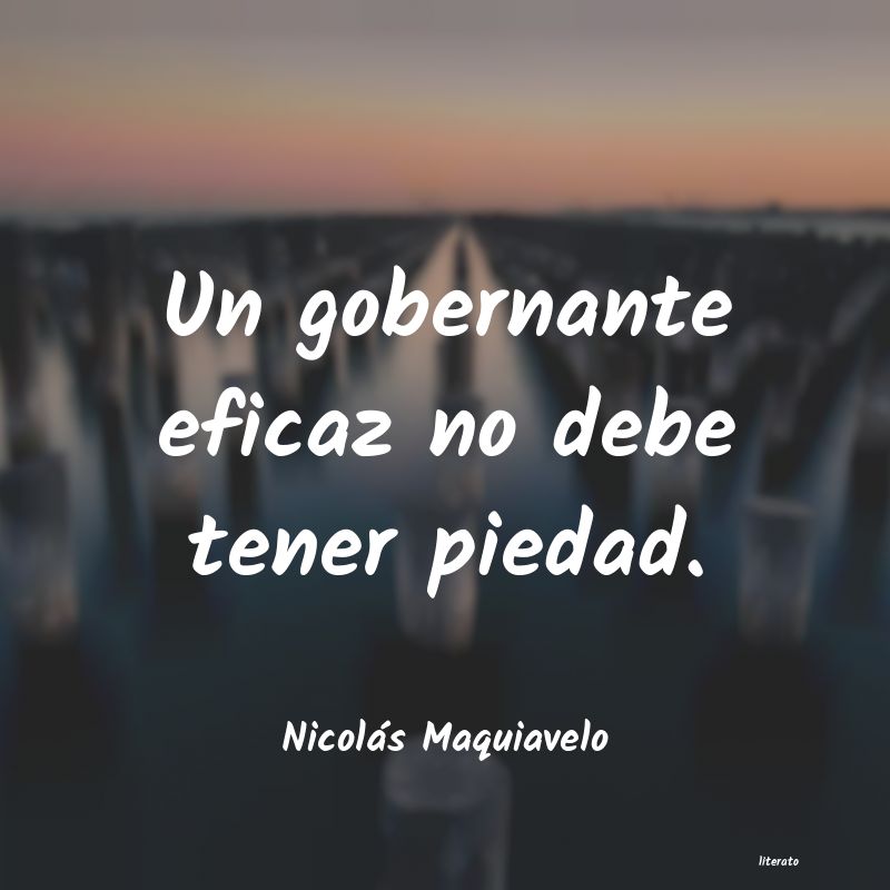 frases de Nicolás Maquiavelo