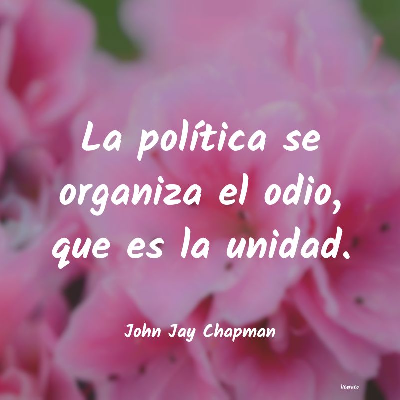 frases de John Jay Chapman