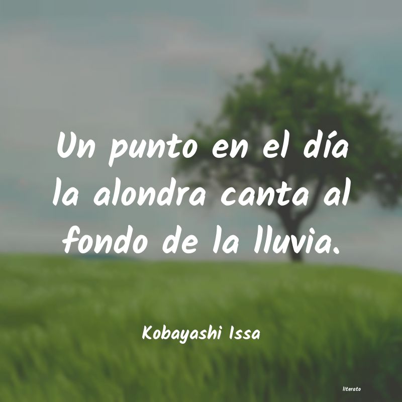 frases de Kobayashi Issa