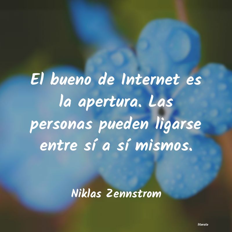 <ol class='breadcrumb' itemscope itemtype='http://schema.org/BreadcrumbList'>
<li itemprop='itemListElement'><a href='/autores/'>Autores</a></li>
<li itemprop='itemListElement'><a href='/autor/niklas_zennstrom/'>Niklas Zennstrom</a></li>
</ol>