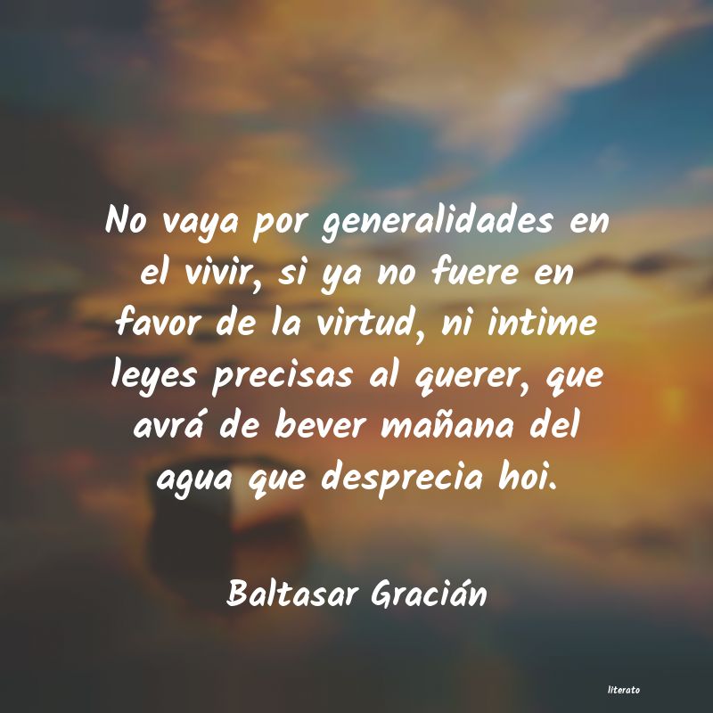 frases de Baltasar Gracián