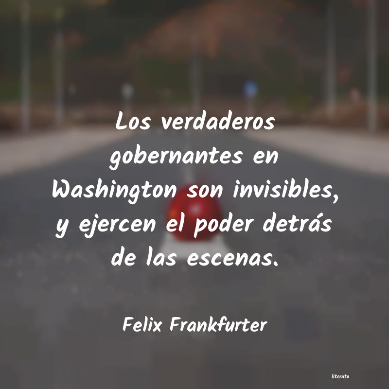 Frases de Felix Frankfurter