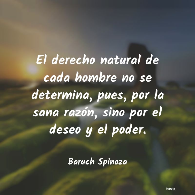 Frases de Baruch Spinoza