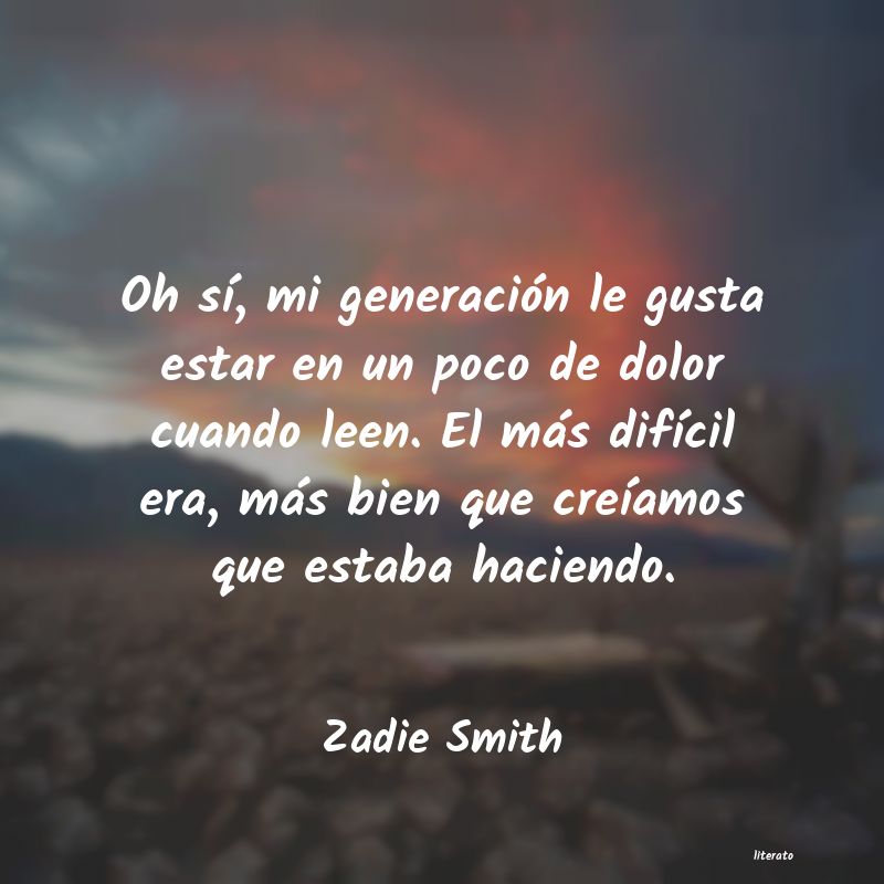 Frases de Zadie Smith