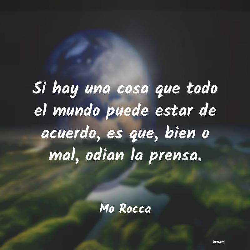frases de Mo Rocca
