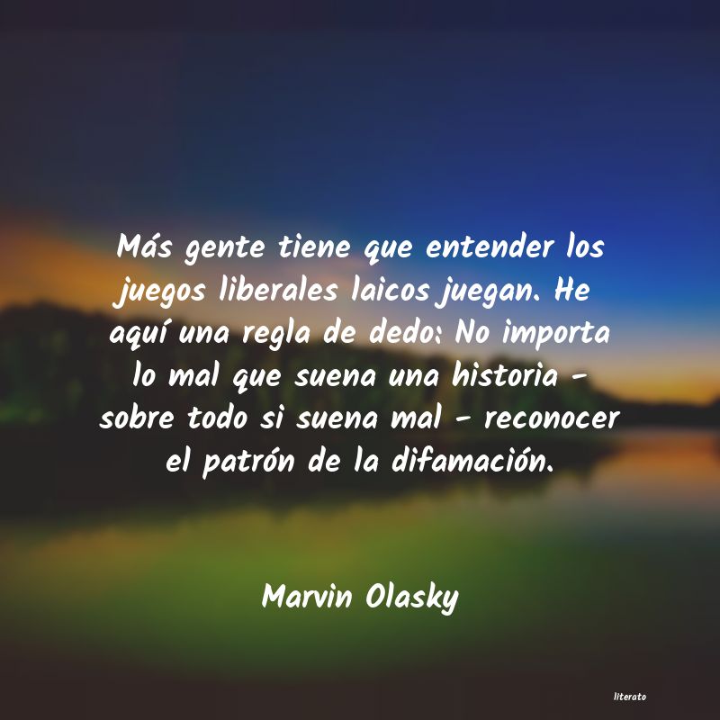 frases de Marvin Olasky