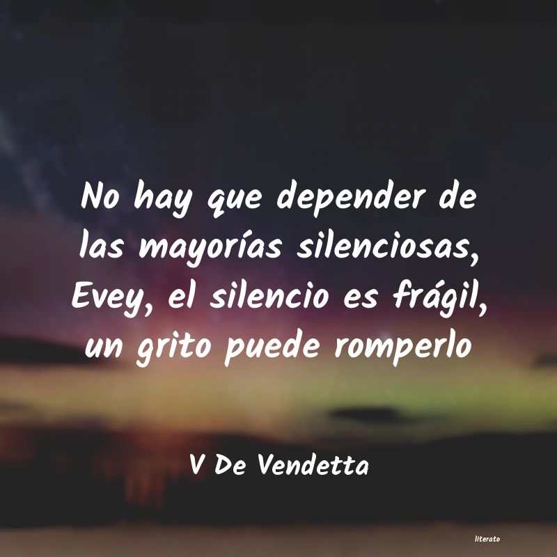 Frases de V De Vendetta