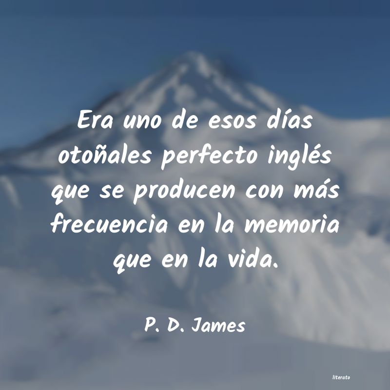 Frases de P. D. James