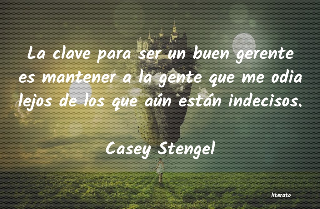 frases de Casey Stengel
