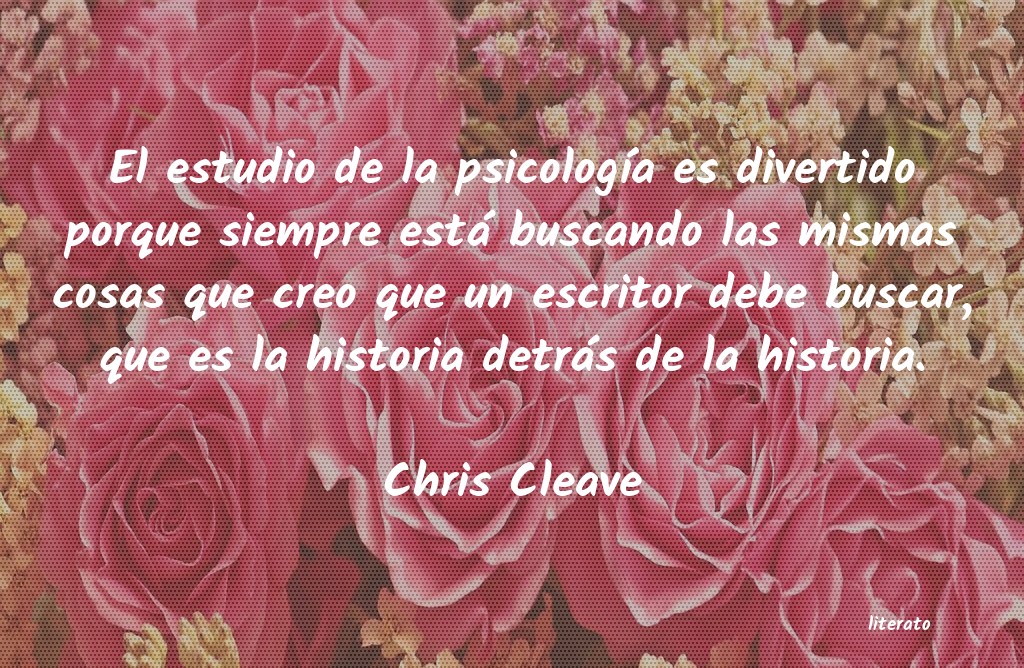 frases de Chris Cleave