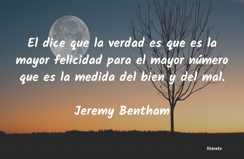 Frases de Jeremy Bentham