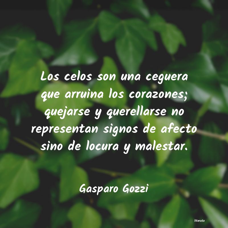 frases de Gasparo Gozzi